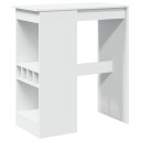  Barbord med stativer hvit 90x47,5x103,5 cm konstruert tre 8721158386250