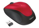 Logitech Wireless Mouse M235 - Mus - Optisk - 3 knapper - Rød