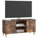  TV skap Røkt Eik 102 x 34,5 x 50 cm Konstruert tre