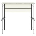 vidaXL Paviljong med tak 220x110x200 cm kremhvit