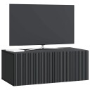  Vegghengt TV skap Svart 78,5 x 41 x 30 cm Konstruert tre