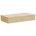 vidaXL Lagringsboks Krem 90 x 48 x 15 cm Ikke-vevd stoff
