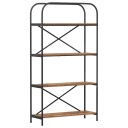  Bokhylle Gammelt tre 80 x 30 x 146 cm Konstruert tre