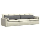  Sofaputer 2 pcs Mørkegrå 145 x 40 cm stoff
