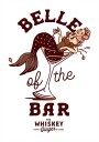 Belle Of The Bar Mermaid Pin Up Art Plakat Plakat / 30x40cm