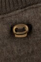 Mikk Line Dark Brown Melange ullvotter 62 68
