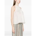 Twinset Dame Topper Hvit L,