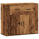  Skjenk gammelt tre 80x33x70 cm konstruert tre