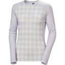 Helly Hansen Dame Lifa Merino Midtvekt Graphic Crew Basislag Lilla XL
