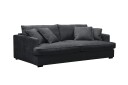 Rossita Lyx 2,5 seters ekstra dyp sofa i chenille   Svart