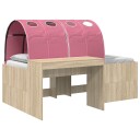  Seng med tunnel 4 pcs Sonoma eik og rosa Konstruert tre