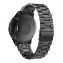 Garmin Fenix 5X Rustfritt Stål Reim Svart