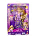 Disney Princess Light Up Hair Rapunzel Fashion Doll W/ 5 Ways To Glow Pascal Figure & 7 Accessories Purple One Size