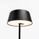 Lindby Milica LED-bordlampe, svart, dimbar