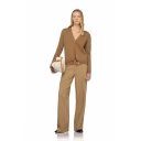 Semicouture Dame Bukser Beige L,
