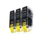 inkClub KCB455-3 Blekkpatron svart pigment, 360 sider, 3-pk