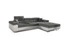 Klinka Sovesofa med Divan Høyre   Grå/Hvit