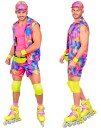 The 80's Rollerblader – 80-talls Rulleskøyteløper Kostyme til Herre Voksenkostyme 61212