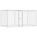 Vidaxl Hundebur Sølv 400 X 200 X 200 cm Galvanisert Stål