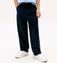 Tommy Hilfiger Baggy Pleated Chino Pant   Navy   140