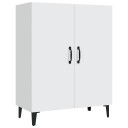 vidaXL Skjenk hvit 70x34x90 cm konstruert tre