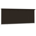 vidaXL Utendørs rullegardin 355 (B) x 140 (H) cm brun HDPE