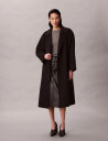Calvin Klein Hero Trench Coat-Dbl Face Wool - - Black - XS