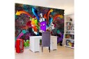 Fototapet Graffiti Colourful Attack 100x70 - Artgeist sp. z o. o.