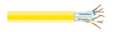 BLACK BOX CAT6A SOLID PLENUM 1000' YELLOW Factory Sealed