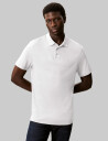 Calvin Klein Ss Supima Chest Emb Polo - White - XXL