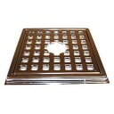 Rist med Ramme 156x156 mm, Rustfri Stål