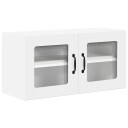  Kjøkkenskap Høyglanset hvit 80 x 31 x 40 cm Konstruert tre