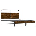  Sengeramme uten madrass røkt eik 120x190 cm konstruert tre 8721158564474
