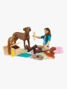 Schleich Pocket Sett: Piknik med Lisa - 13 Deler - Lekefigur for Barn