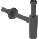 GEBERIT lommevannlås 32 mm x 1 1/4 vann ABS matt svart