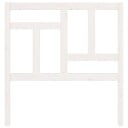 vidaXL Sengegavl hvit 95,5x4x100 cm heltre furu
