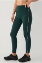 Ellos STUDIO   Treningstights Contrast Stripe Tights Core   Grønn