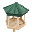 vidaXL Frittstående fuglemater heltre gran 33x106 cm