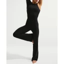 Nike Zenvy High Waisted Flared Leggings Sort L