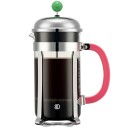 Bodum CHAMBORD presskanne 8 kopper rustfritt stål/rosa