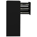 vidaXL Kontorskap svart 90x40x102 cm stål