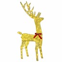  Reinsdyrfamilie 3 pcs Varmhvit 68 x 26 x 127 cm stoff