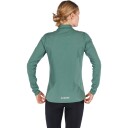 FUSION C3 Zip Neck Løpetrøye Dame Grønn XS