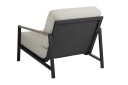 Brafab Lyra sofagruppe Svart med beige pute 2,5 seter sofa 2 lenestoler & bord