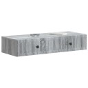vidaXL Vegghengt Sidebord Grå sonoma 87,5 x 34,5 x 17 cm