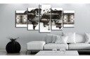 Bilde Metal World Map Ii 100x50   Artgeist sp. z o. o.