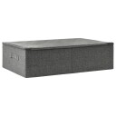vidaXL Oppbevaringsboks stoff 70x40x18 cm antrasitt