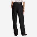 Ralph Lauren Wool-Blend Wide-Leg Pant Black