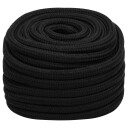  Arbeidstau svart 20 mm 100 m polyester