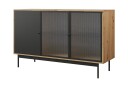 Vitrineskap Kintore 90 cm   Svart